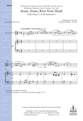 Jesus, Jesus, Rest Your Head SAB choral sheet music cover